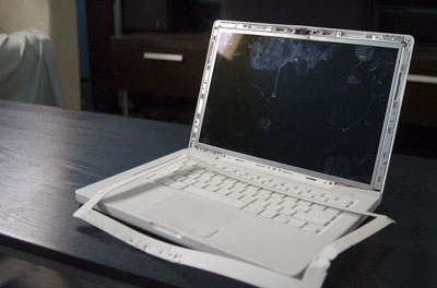 chewed macbook