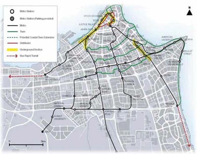 map of kuwait roads. re:kuwait posted an updated