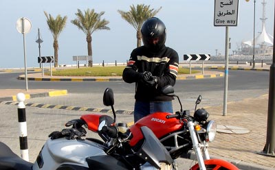 me with my bike