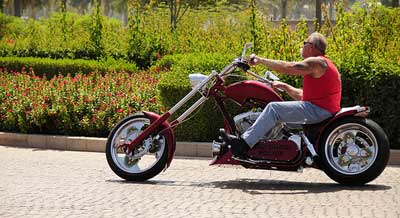 american chopper police bike