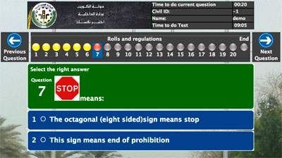 Kuwait Traffic Signs Chart