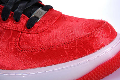 red silk air force 1